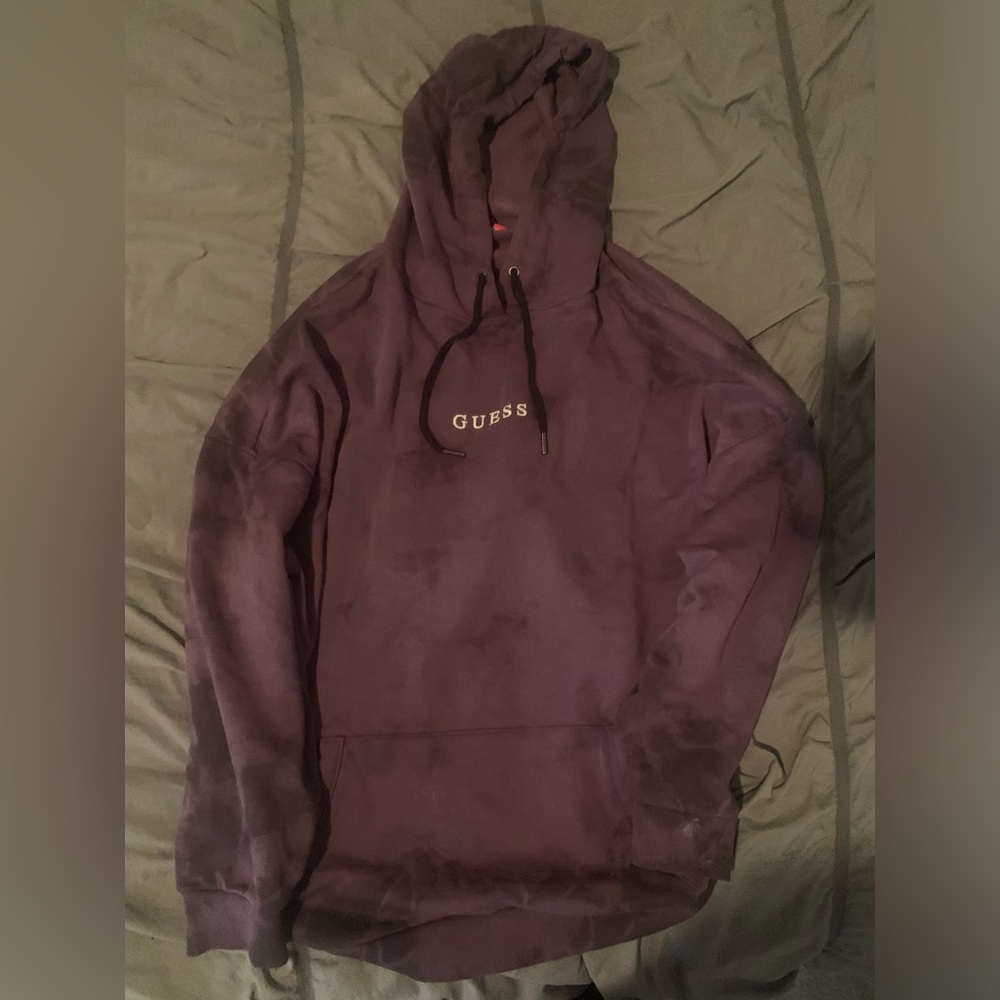 Tie dye guess hoodie 💜